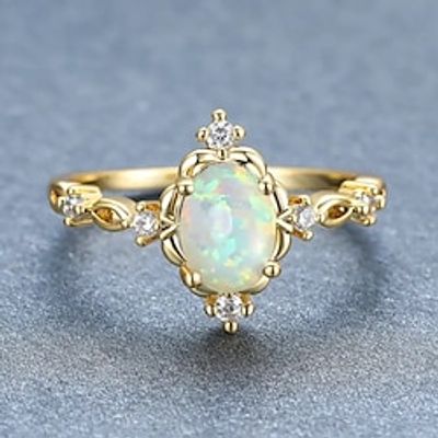 Ring Wedding Vintage Style Gold Alloy Joy Elegant Vintage Fashion Lightinthebox