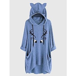 Inspired by Ah My Goddess T-shirt Spandex Pattern Graphic Hoodie For Women's / Puff Balloon miniinthebox