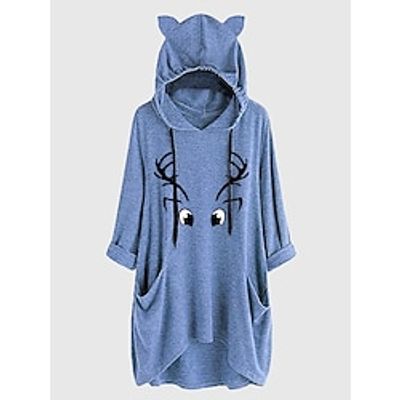 Inspired by Ah My Goddess T-shirt Spandex Pattern Graphic Hoodie For Women's / Puff Balloon miniinthebox