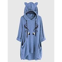Inspired by Ah My Goddess T-shirt Spandex Pattern Graphic Hoodie For Women's / Puff Balloon miniinthebox - thumbnail