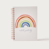 Punch Studio Rainbow Print Spiral Bound Journal