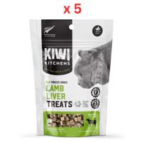 Kiwi Kitchens Raw Freeze Dried Lamb Liver Cat Treats 30g Pack Of 5