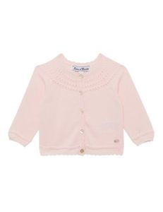 Cotton Knit Cardigan - Pale Pink Cotton Knit Cardigan - Pale Pink