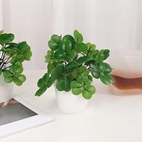 Artificial Plant Realistic Lucky Clover Potted Plant: Lifelike Faux Shamrock for Charm and Fortune in Any Space Lightinthebox - thumbnail