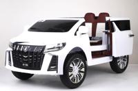 Megastar Ride On Sports Highlander Suv 2 seater 4wd Police Car 12V With Sliding Door - White (UAE Delivery Only)