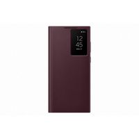 Samsung Galaxy S22 Ultra Smart Clear View Cover, Burgundy - thumbnail