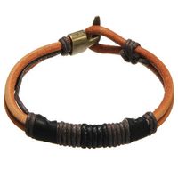 Braided Leather Rope Cuff Bangle Bracelet