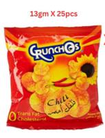 Crunchos Chilli Natural Potatoes 25X13gm (UAE Delivery Only)