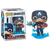 Funko Pop Marvel Avengers Endgame - Captain America With Broken Shield & Mjolnir