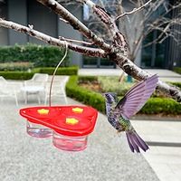 Hummingbird Feeder,Enjoy the Beauty of Nature with Hanging, Suction Cup, and Portable Flower Feeders for Birds. Enhance Your Garden or Patio with These Convenient and Stylish Options, Perfect for Attr Lightinthebox