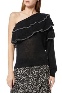Damero One-Shoulder Sweater