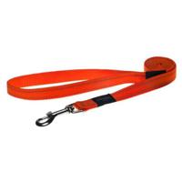 Rogz Utility Reflective Stitching Dog Leash Orange - Small