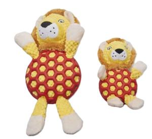 Pawsitiv Lion With Rubber Net And Squeaky - Medium (141)