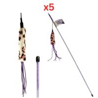 Nutrapet Cat Bait Cat Wand For Cat Toy (Pack Of 5)