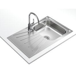 TEKA Starbright 45 E-XN 1B 1D Inset reversible sink with mat