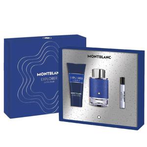 Mont Blanc Explorer Ultra Blue (M) Set Edp 100Ml+ Edp 7.5Ml + Sg 100Ml