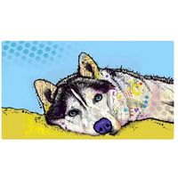 Drymate Placement Mats For Dogs Siberian Husky 16 X 28 Inches