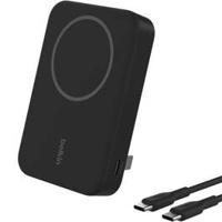 Belkin BoostCharge Pro Wireless Power Bank 10000mAh With Qi2, MagSafe Compatible Portable Charger + Built-in Pop-Up Kickstand - For iPhone 16, 16 Plus, 16 Pro, 16 Pro Max, iPhone 15, And More, Black BL-PB-Qi2Magnetic-10000C-BLK