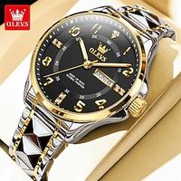 New Olevs Brand Men'S Watches Luminous Calendar Week Display Chronograph Multifunction Quartz Watch Waterproof Sports Men'S Watches miniinthebox - thumbnail