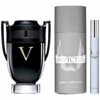 Paco Rabanne Invictus Victory (M) Set Edp Extreme 100Ml + Edt 10Ml + Deodorant Spray 150Ml (Tin Box)