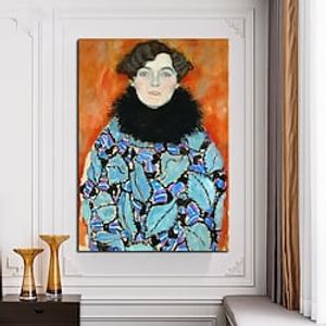 Handmade Hand Painted Oil Painting Wall Art Modern Abstract Klimt famous oil Painting Home Decoration Decor Rolled Canvas No Frame Unstretched Lightinthebox