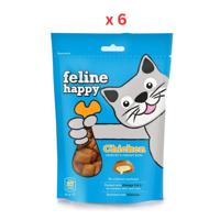 Feline Happy Chicken Crunchy & Creamy Cat Treats 60g Pack Of 6