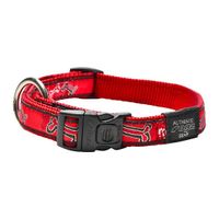 Dog Rogz Red Bone Collar Large