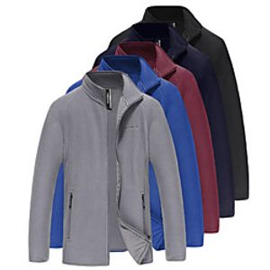 men's bomber jacket jacket men lightweight warm cotton casual jackets thick stand collar coat navy Lightinthebox