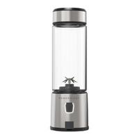 Powerology 6-Blade Portable Juicer 450ml 126W - Aluminum (P6BPJBK)