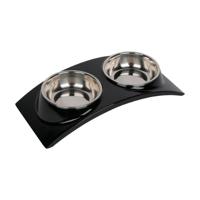 Pawsitiv Rainbow Dinner Set Bowls Small - Black