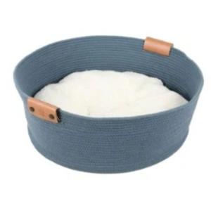 D&D Home Tres Cat Basket Blue