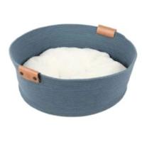D&D Home Tres Cat Basket Blue