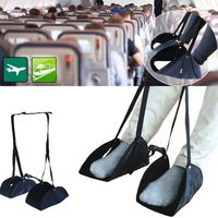Portable Travel Airplane Foot Pad Adjustable Train Flight Stand Footrest Hammock