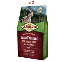 Carnilove Duck & Pheasant For Adult Cats 2kg (Pack of 2)