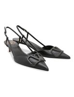 VLOGO Slingback Pumps - Black - thumbnail
