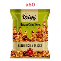 Crispy Banana Chips Sweet 200gm Pack of 50