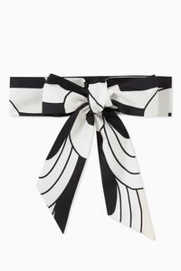 Clary Sash Belt in Silk Twill