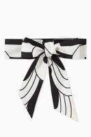 Clary Sash Belt in Silk Twill - thumbnail
