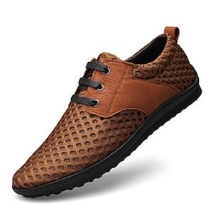 Men's Sneakers Comfort Shoes Summer Loafers Casual Daily Mesh Breathable Wear Proof Black Brown Spring Summer Lightinthebox