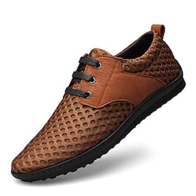 Men's Sneakers Comfort Shoes Summer Loafers Casual Daily Mesh Breathable Wear Proof Black Brown Spring Summer Lightinthebox
