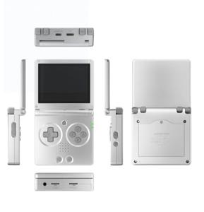 Anbernic Handheld Flip Retro Portable Game Console 3.5Inch 64GB Silver (RG35XXSP)