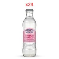 Franklin And Sons Rhubarb & Hibiscus Tonic Water 200Ml (Pack of 24)