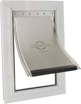 Petsafe Staywell Aluminum Pet Door Extra Large White