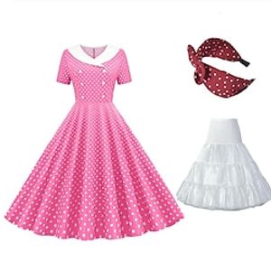 Audrey Hepburn Vintage Party Costume Masquerade Women's Costume Vintage Cosplay Party Daily Wear Date Dress miniinthebox