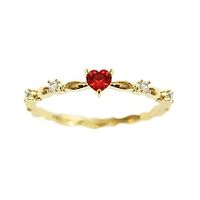 Ring Wedding Fancy Silver Gold Alloy Heart Elegant Fashion Cute 1PC Lightinthebox - thumbnail