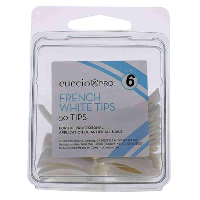 Cuccio Pro French White Tips # 2 1 X 50pcs Acrylic Nails