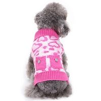 Pet Clothing Teddy Golden Dog Clothing Teddy Chihuahua Love Dog Sweater ugly sweater Lightinthebox - thumbnail