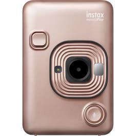 Fujifilm INSTAX Mini LiPlay Hybrid Instant Camera, Blush Gold