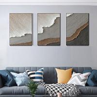 Wave Beach Abstract Texture Wall Poster House Decoration Painting Handmade Oil Painting Art Canvas Living Room Hanging Picture Frame Ready To Hang Lightinthebox