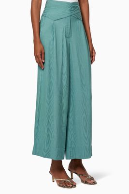 Moire Jacquard Wrap Culottes Moire Jacquard Wrap Culottes